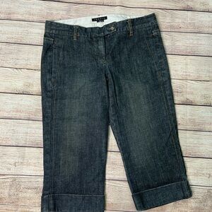 THEORY Denim Blue Capris 6